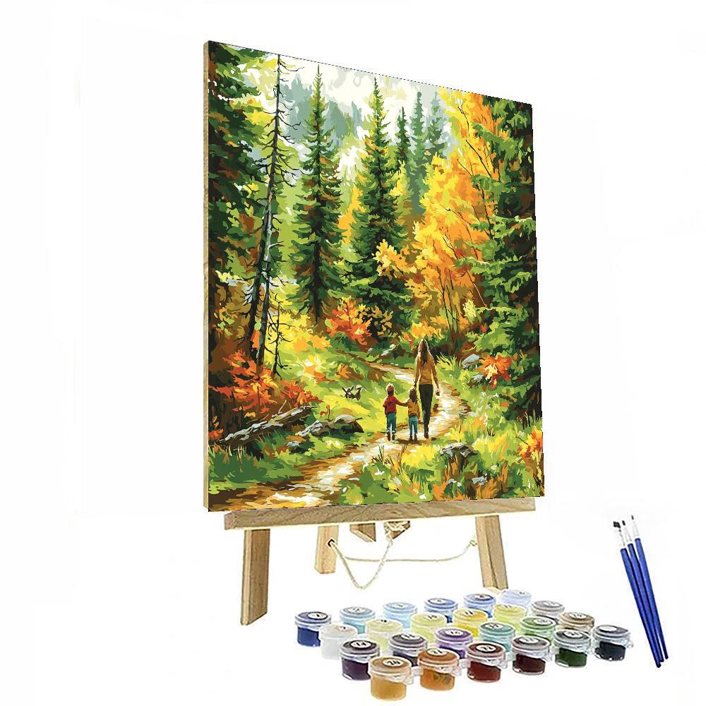 Mommy And Me On A Adventure Paint By Numbers Kits