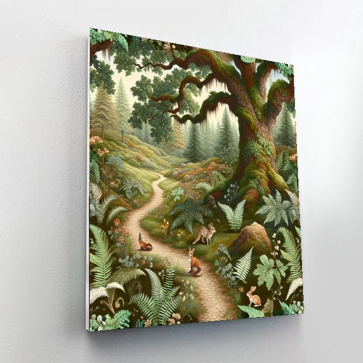 Whimsical Forest Nook Paint By Color