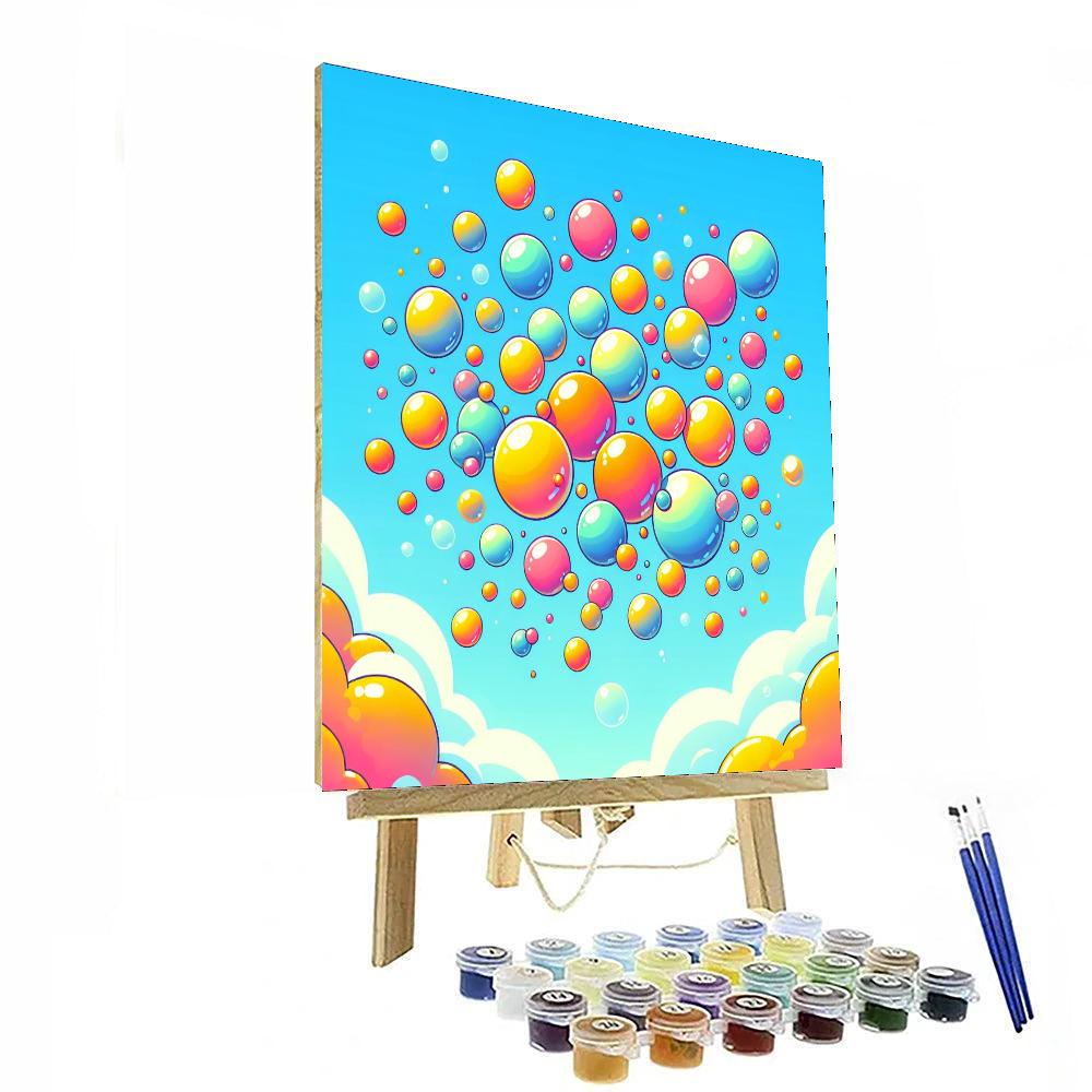 Beautiful Bubbles Number Painting