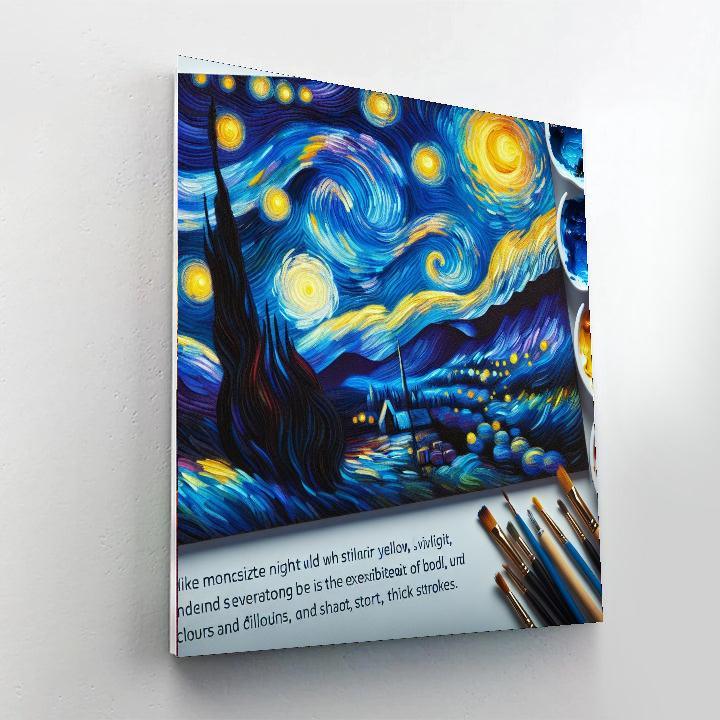 Van Gogh's Starry Night Dreams DIY Paint By Numbers