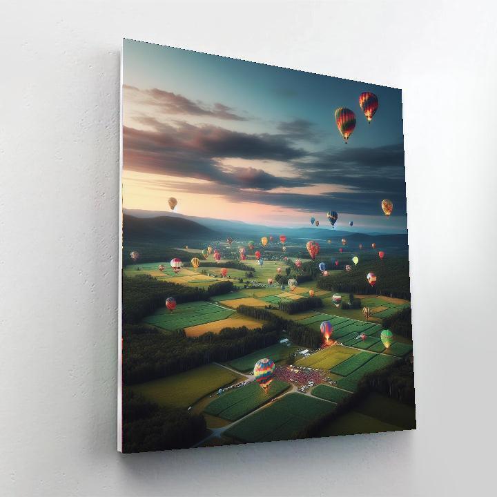 International Balloon Festival Of Saint-jean-sur-richelieu - Canada Number Painting