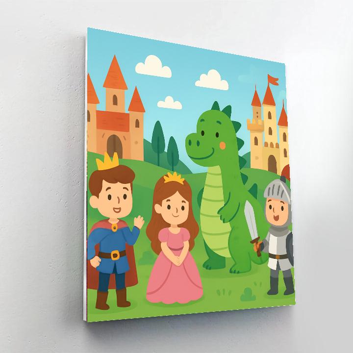 Enchanted Storybook World Painting By Numbers Kit