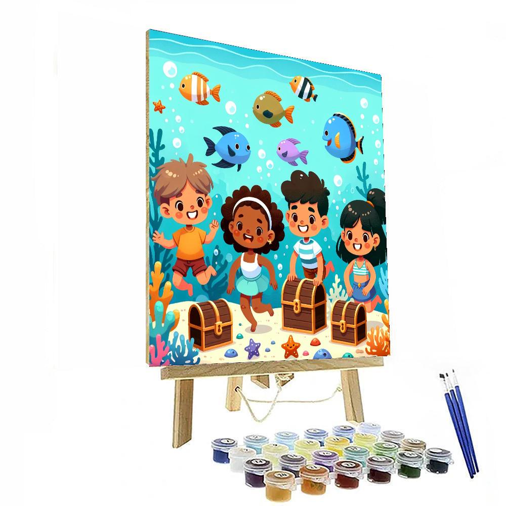 Under The Sea Treasure Hunt Paint By Numbers