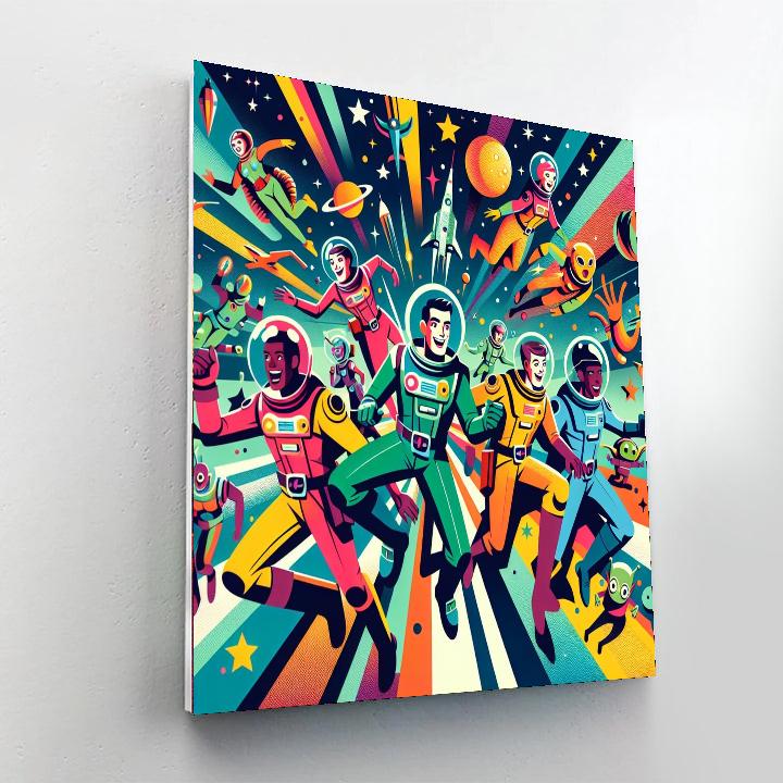 Space Rangers Galaxy Mission Paint By Number