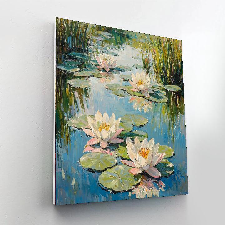 Edgar Degas Inspired The Serenity Of Water Lilies  Paint By Numbers