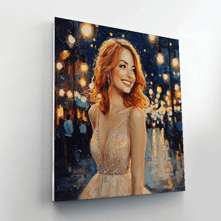 Emma Stone: A Stardust Journey Through La La Land Paint By Numbers Kits