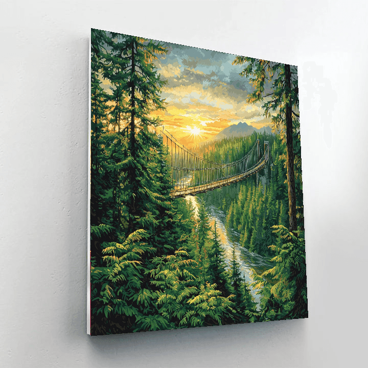 Capilano Suspension Bridge Park - Canada Numbered Painting Kits
