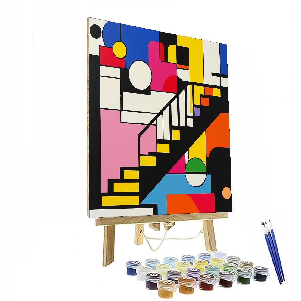 Banksy Inspired Beyond The Facade  Number Painting