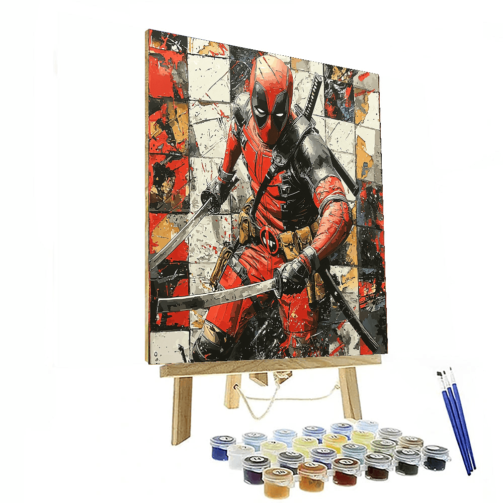 Ryan Reynolds: The Quirk And Charm Of Deadpool Paint By Number