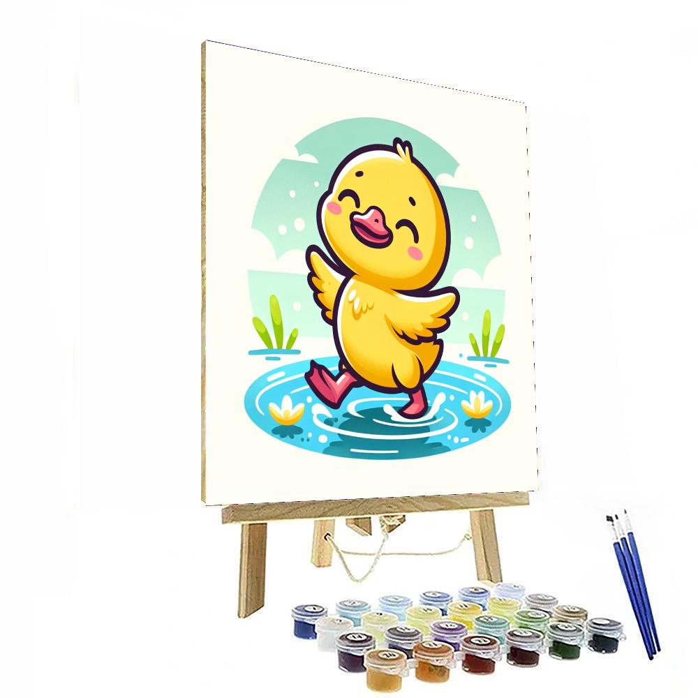 Dancing Duckling DIY Paint By Numbers