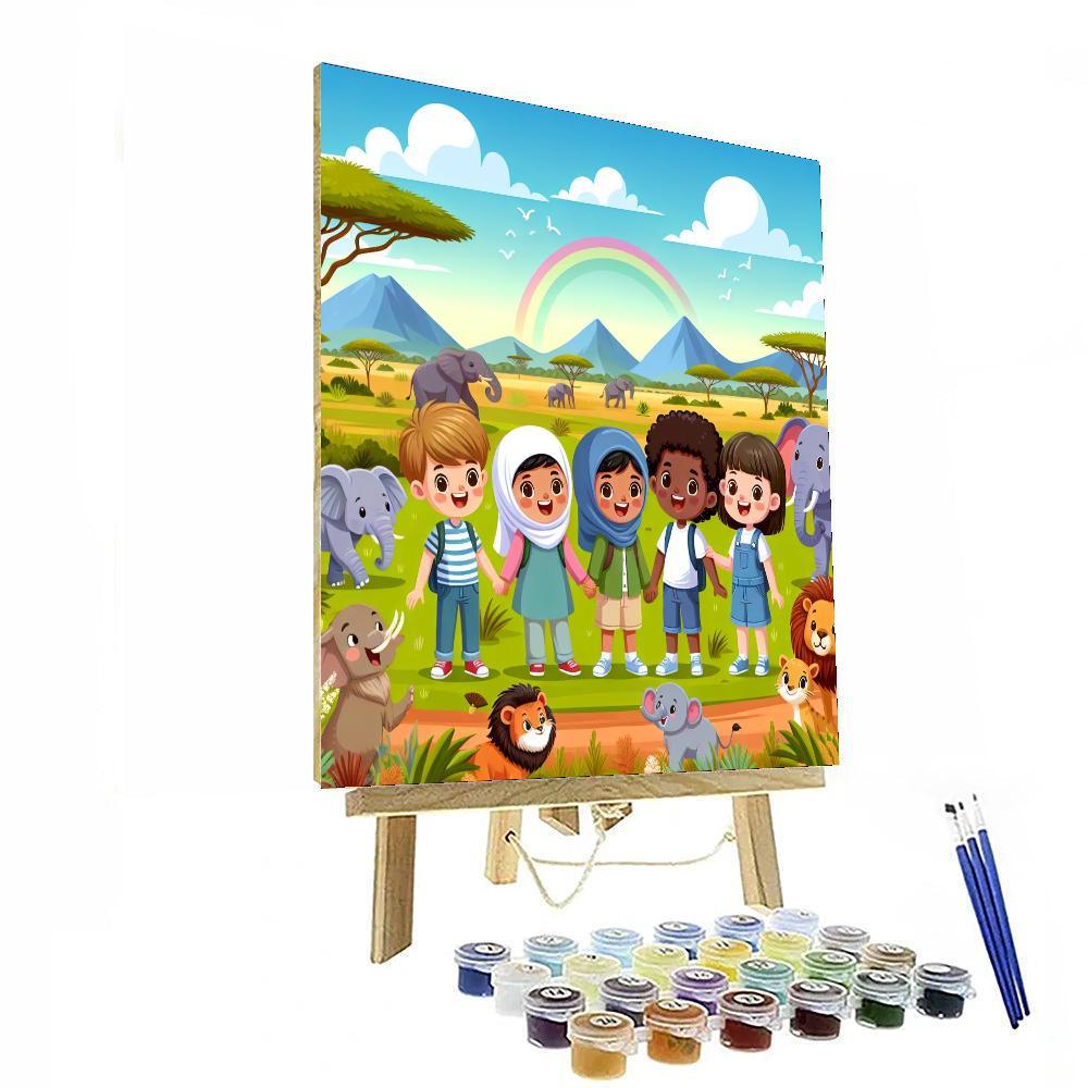 Exciting Animal Adventures Paint By Numbers Kits