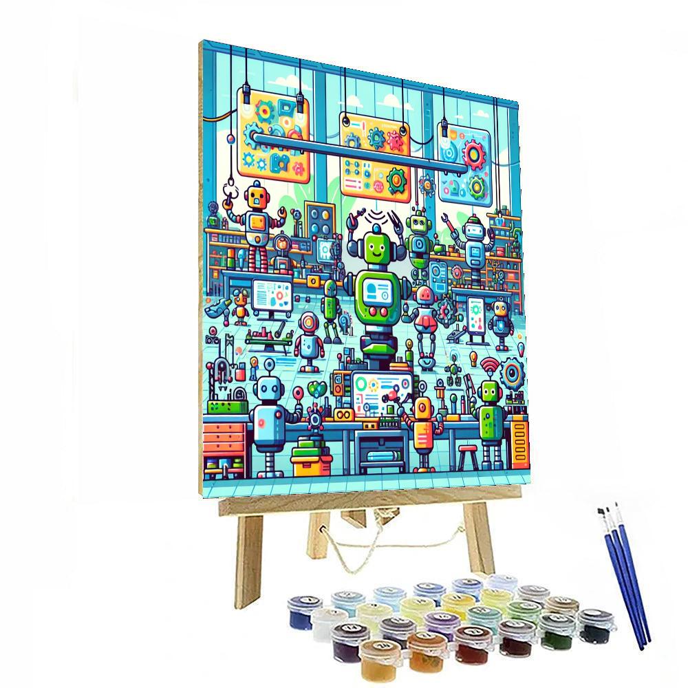 Robot's Workshop DIY Paint By Numbers