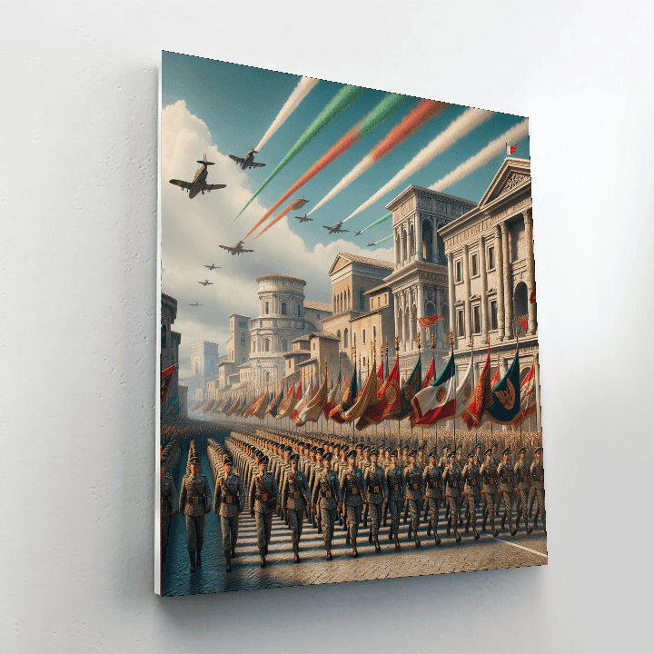 Festa Della Repubblica - Italy Paint By Color