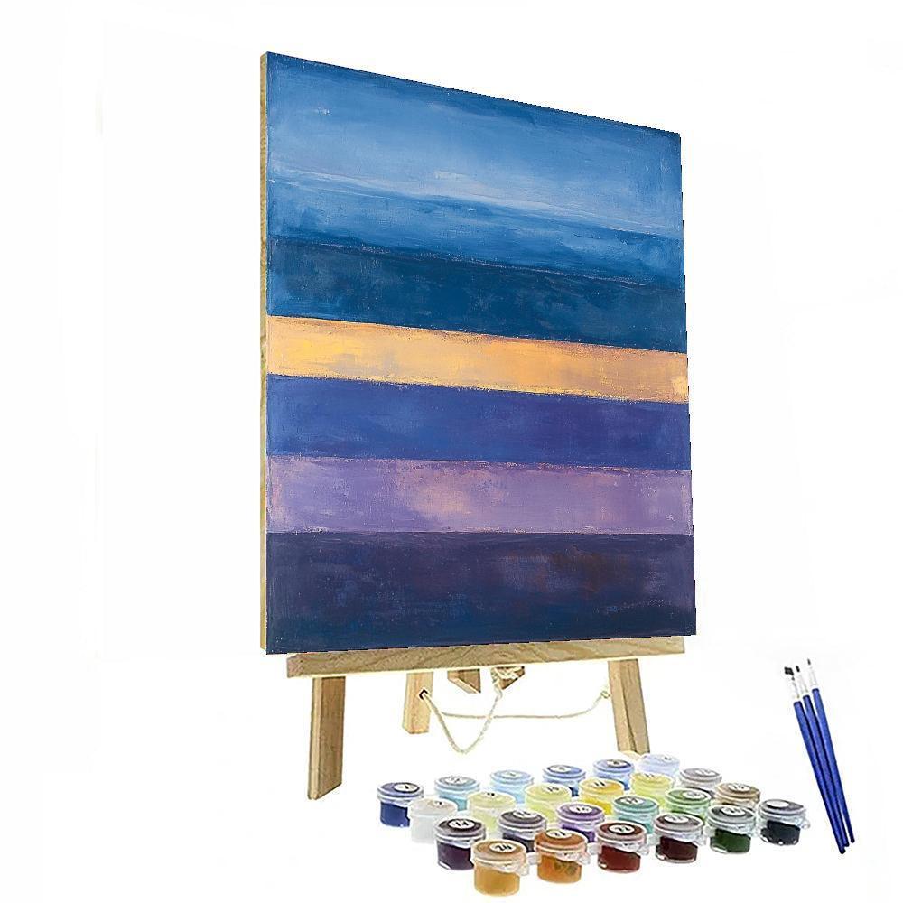 Mark Rothko Inspired Serenity Of Color Horizon  Painting By Numbers Kit