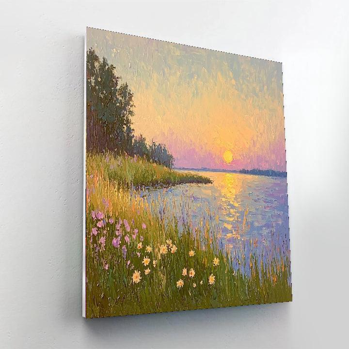 Claude Monet Inspired Monet's Enchanted Twilight  Numbered Painting Kits