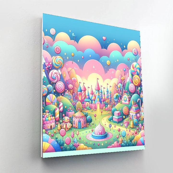 Whimsical Candy Kingdom Paint By Number