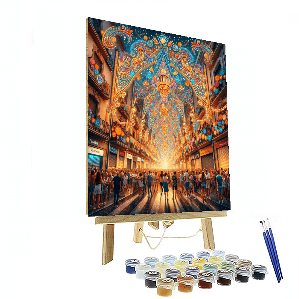 Festa Major De Gracia - Spain Paint By Numbers