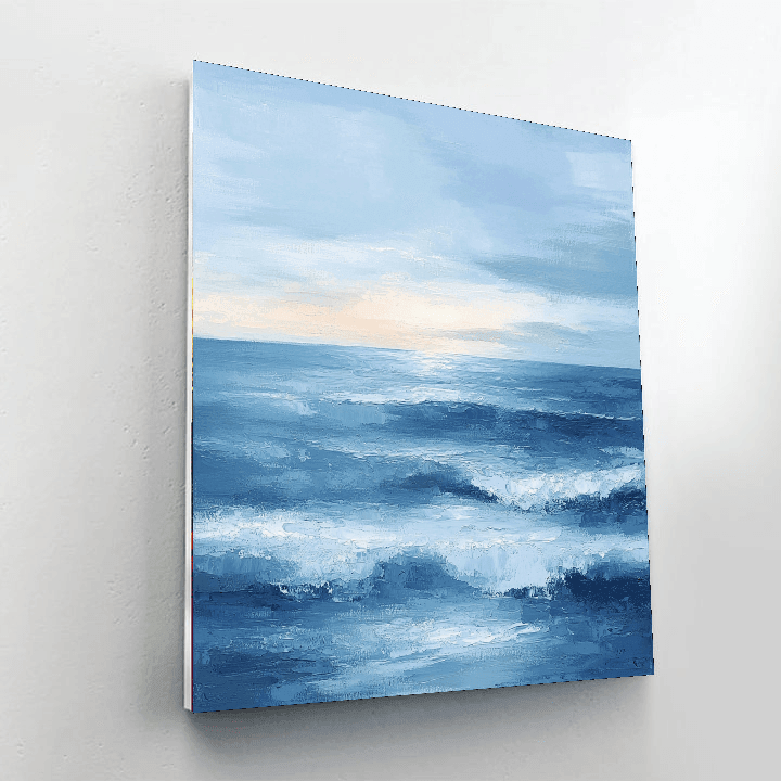 J.M.W. Turner Inspired Dreaming Of The Sea  Paint By Numbers Art
