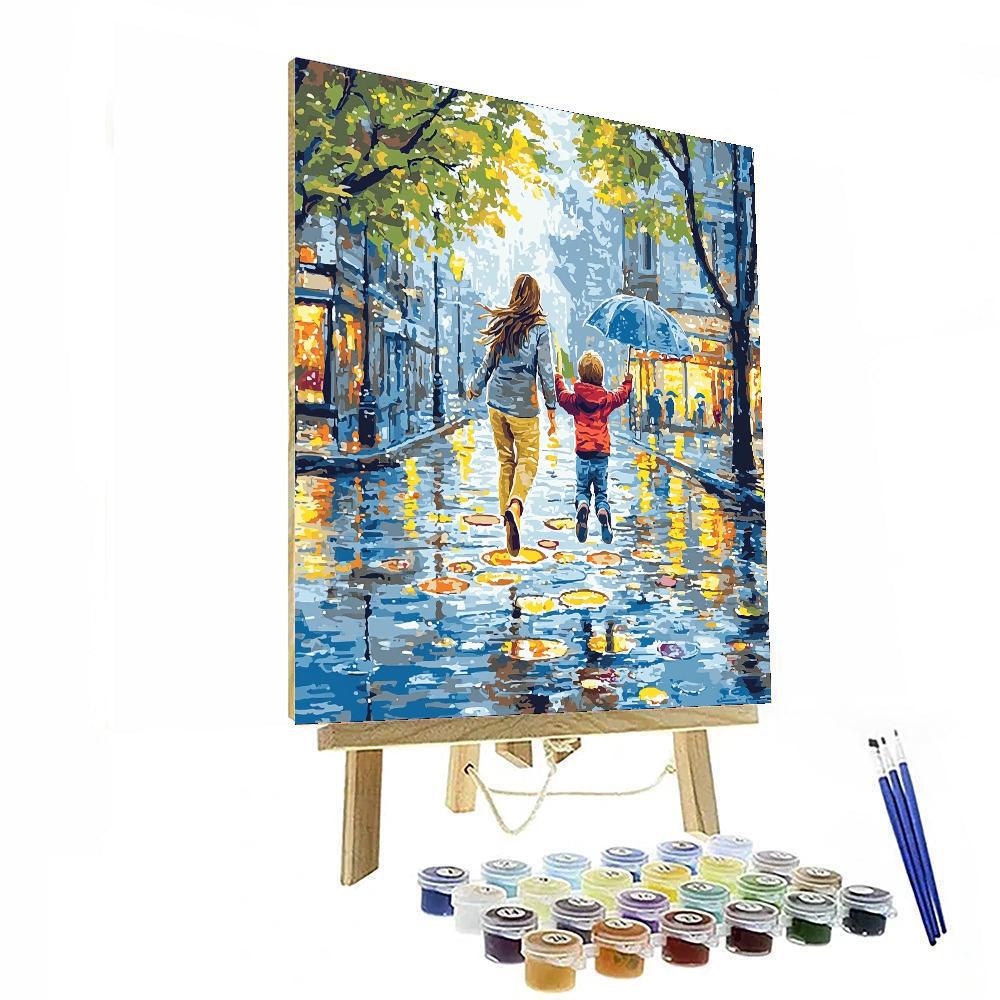 Puddle Jumping Fun Numbered Painting Kits