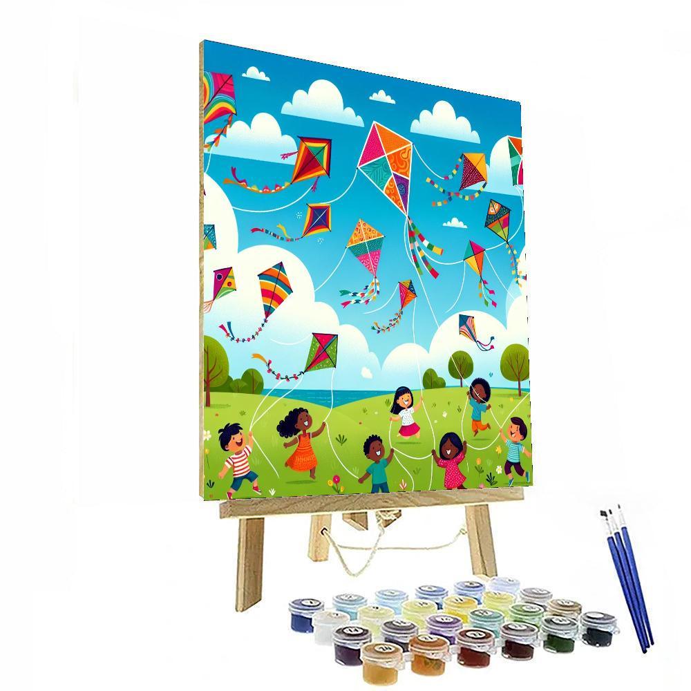 Creative Kite Festival Painting By Numbers Kit