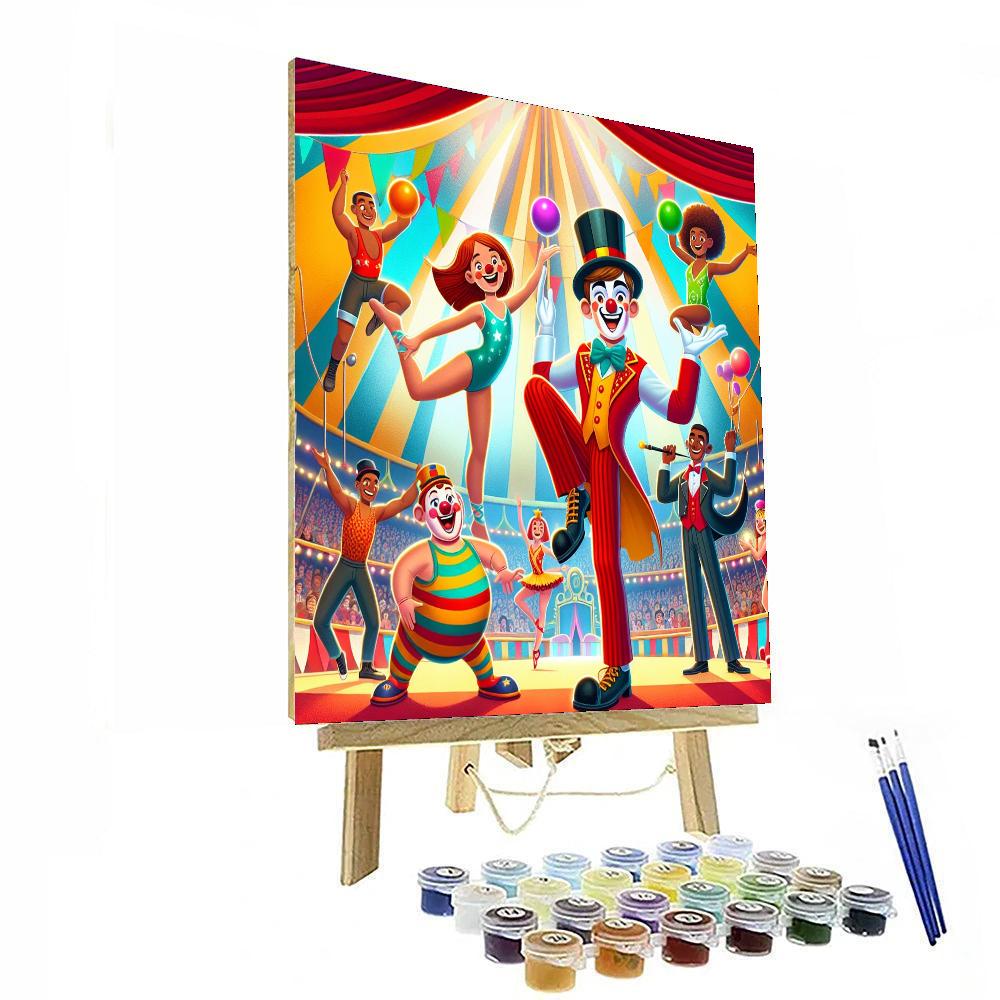 Circus Stars Number Painting