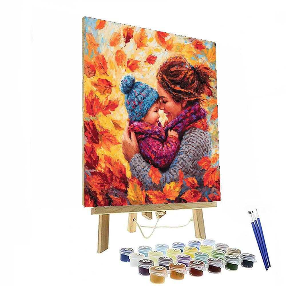 Embracing Autumn Paint By Color