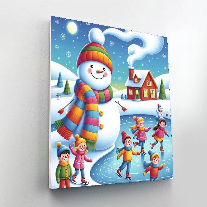Winter Wonderland Escapades Painting By Numbers Kit