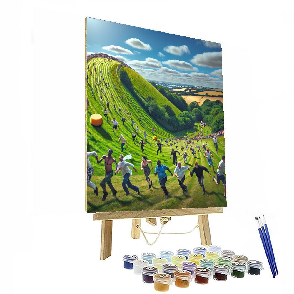 Cooper's Hill Cheese-rolling And Wake - Gloucester Numbered Painting Kits