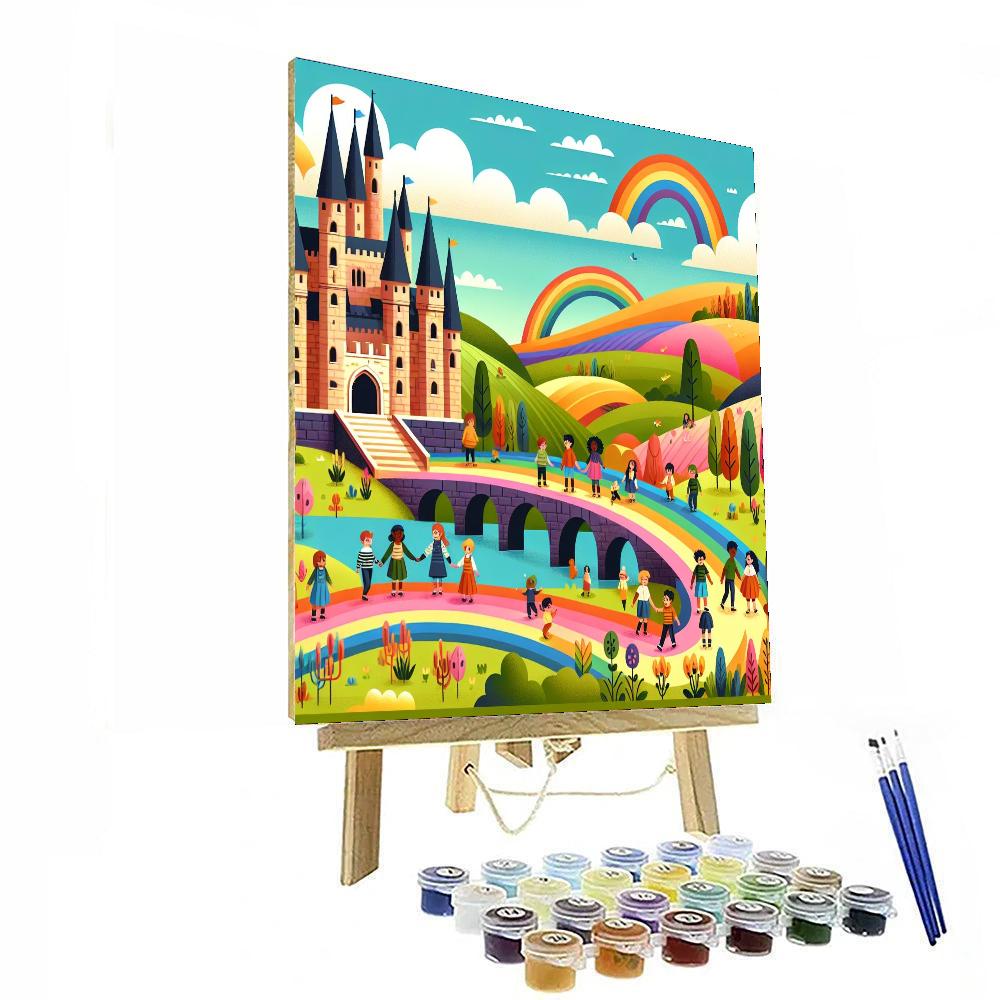Rainbow Kingdom Journey Painting Number Kit