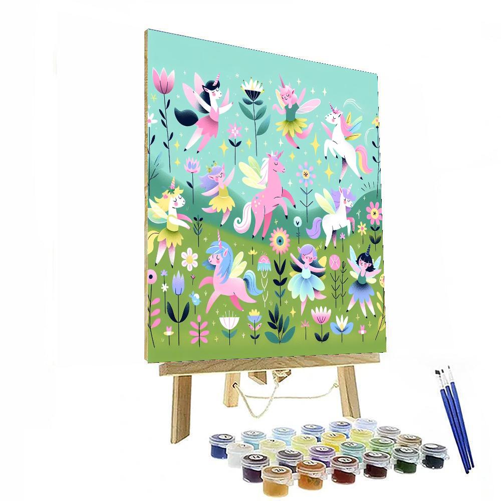 Enchanted Meadow Dance Painting By Numbers Kit