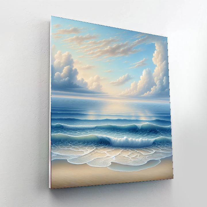 Ocean Serenity Retreat Painting Number Kit