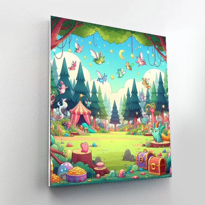 Fairytale Forest Quest Paint By Number