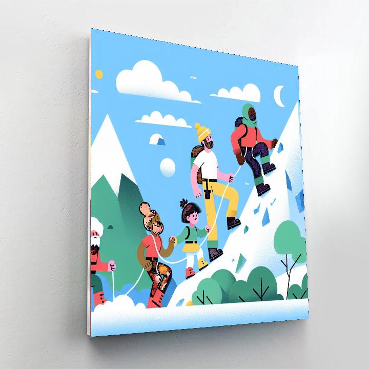 Daring Mountain Expedition Paint By Numbers Kits