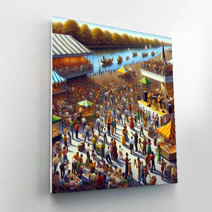 Bayou Boogaloo - United States Paint By Color