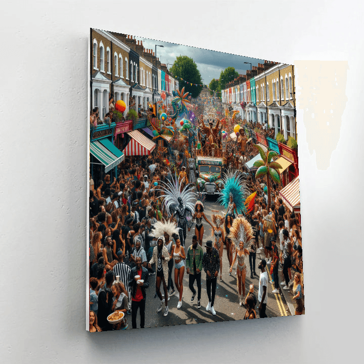 Notting Hill Carnival Number Painting