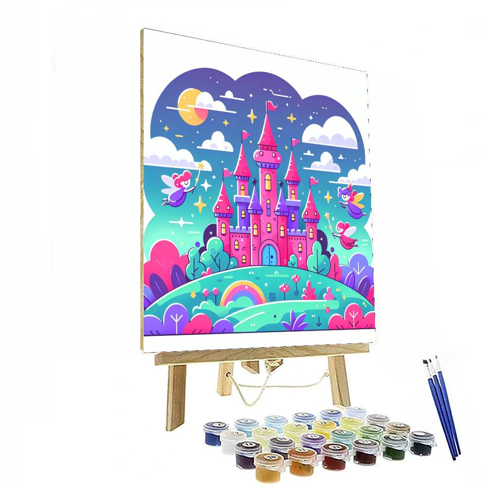 Enchanted Castle Of Dreams Paint By Numbers Art