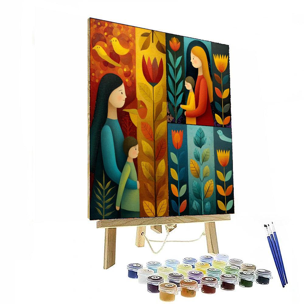 Mother’s Love Across The Seasons Paint By Number