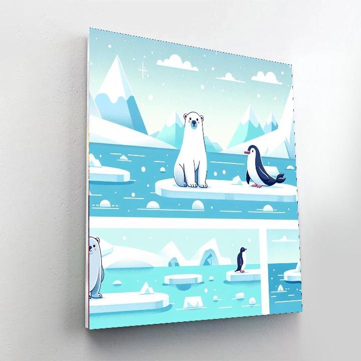 Arctic Wildlife Journey Paint By Numbers Kits