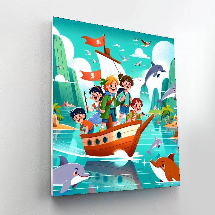 Fantasy Sea Voyage Number Painting