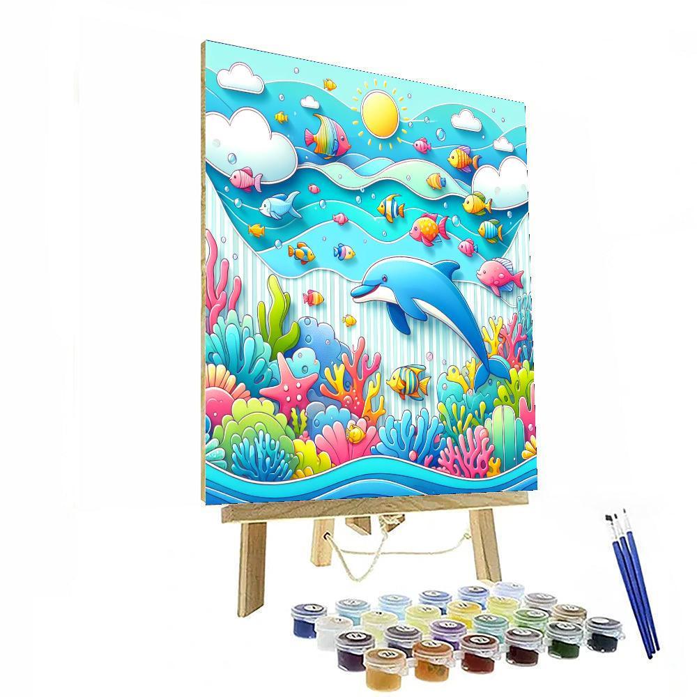 Dreamy Underwater Adventure Paint By Numbers Art