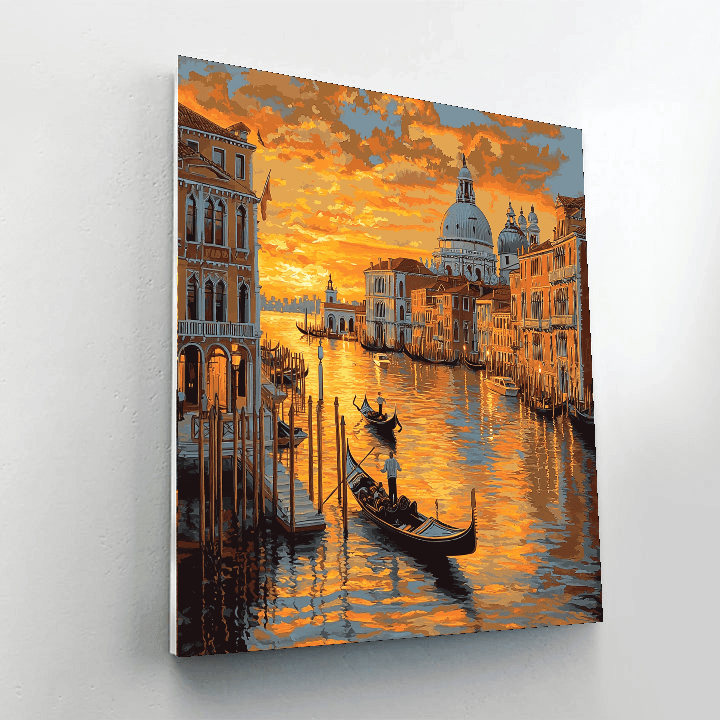 Canaletto Inspired Timeless Architecture  Paint By Numbers Art