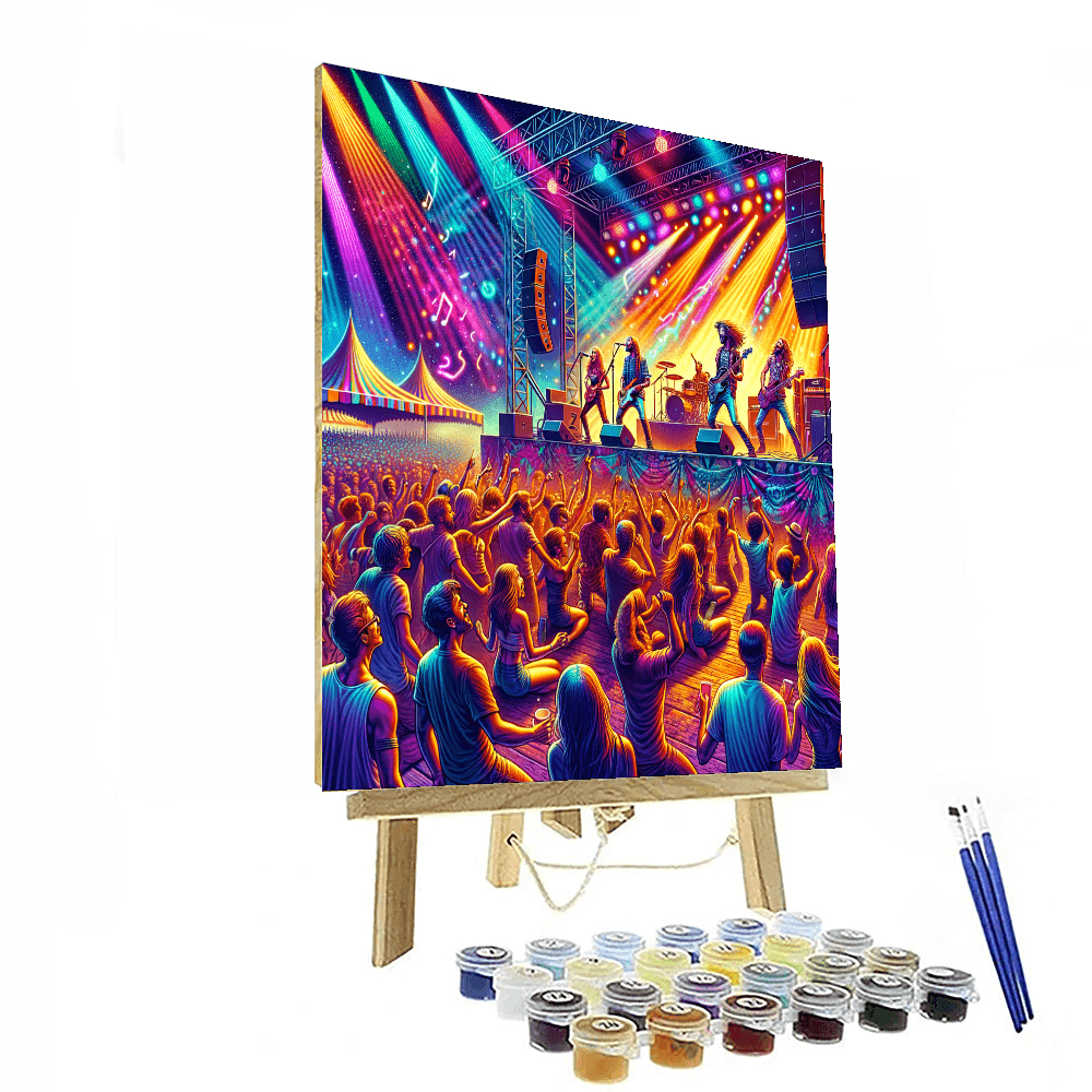 Quilmes Rock Festival DIY Paint By Numbers