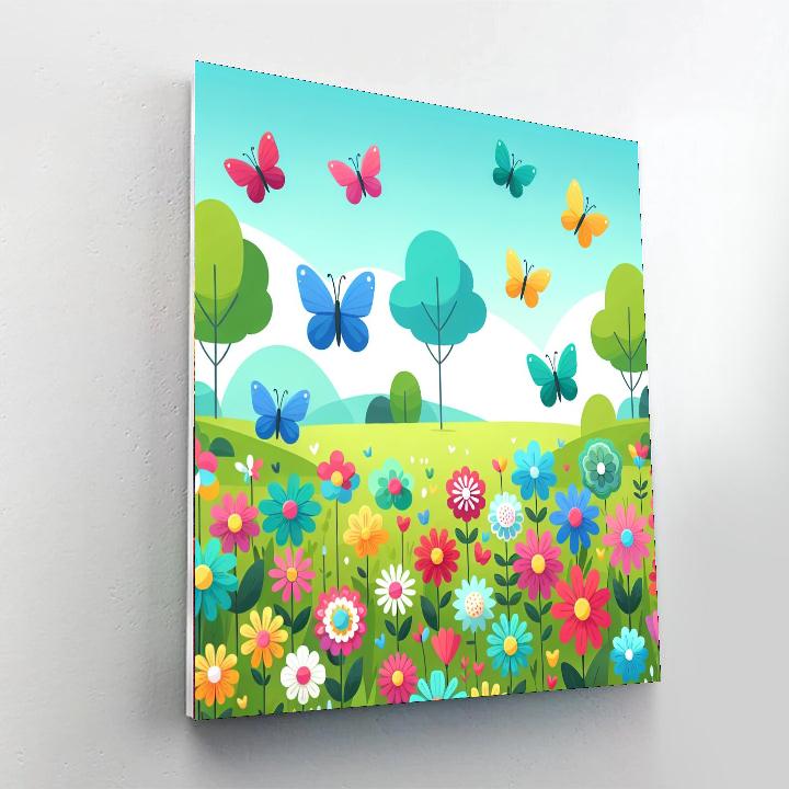 Enchanted Butterfly Journey Paint By Color