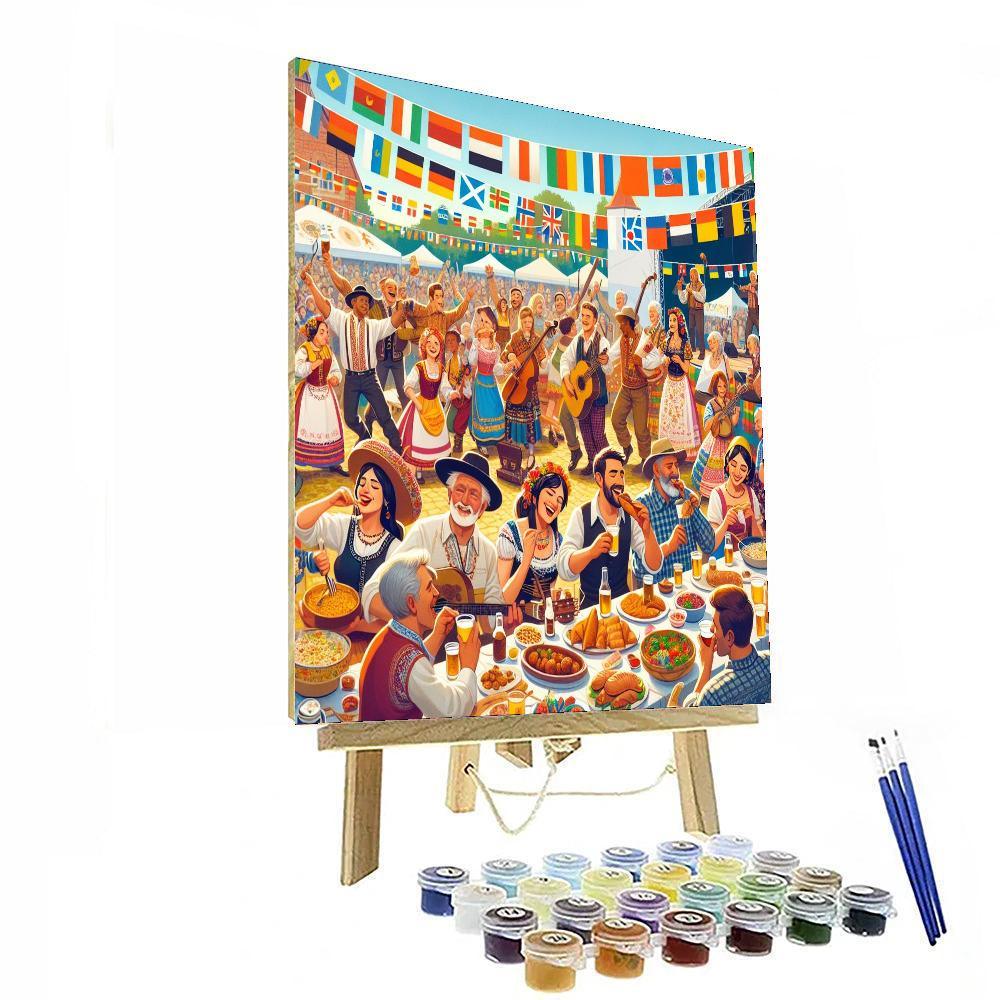 Folk Festival - Usa Paint By Numbers Art