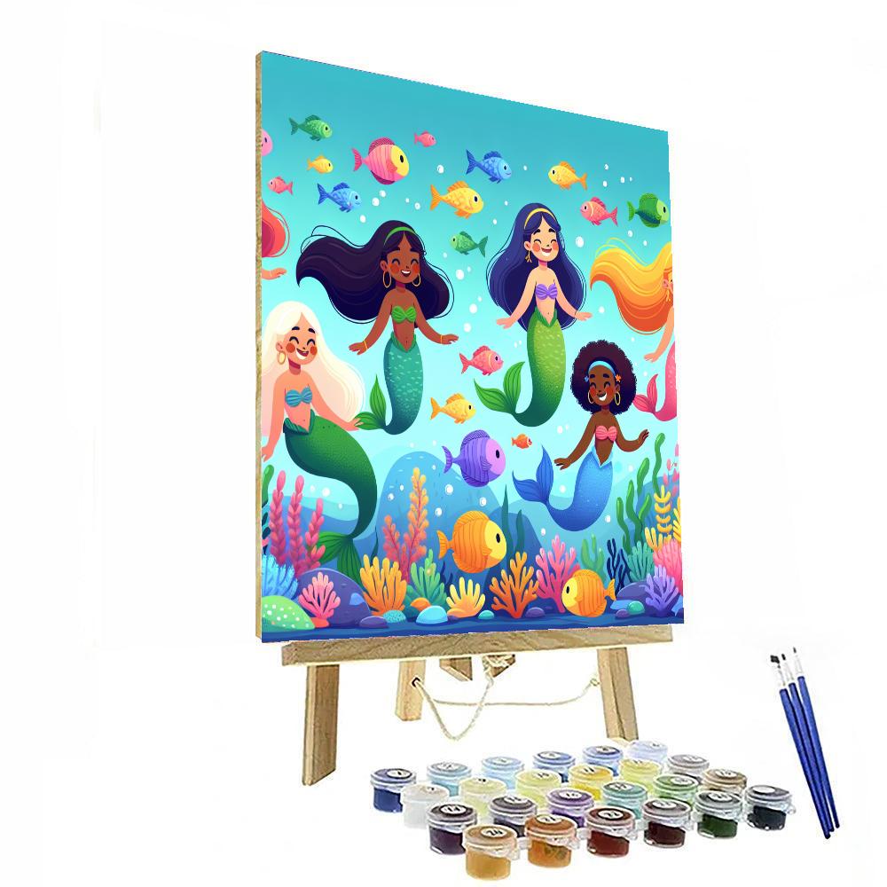 Mystical Mermaids Of The Sea Paint By Numbers Kits