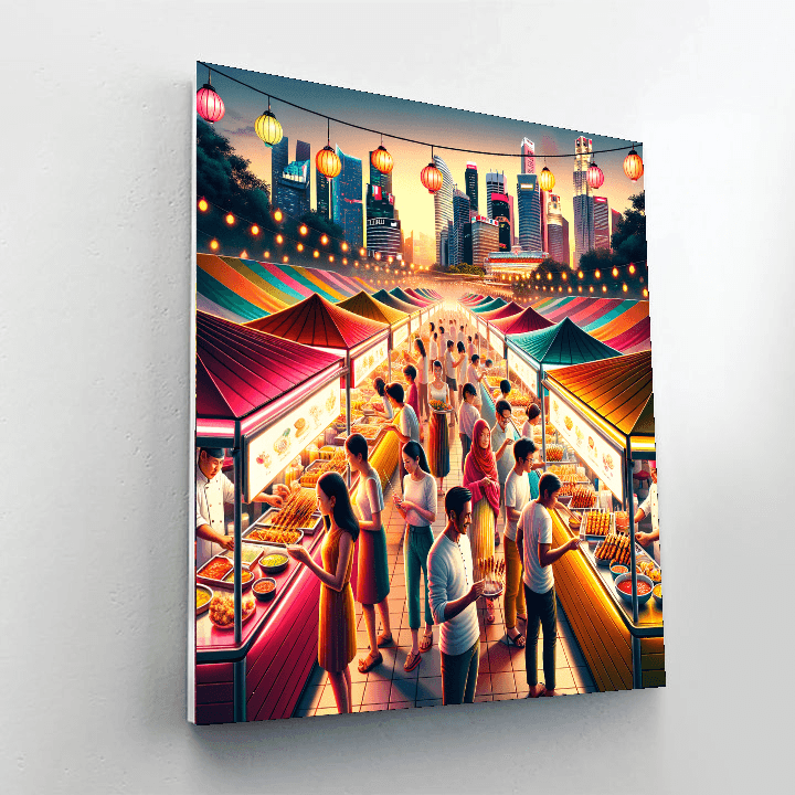 Singapore Food Festival - Singapore Paint By Number