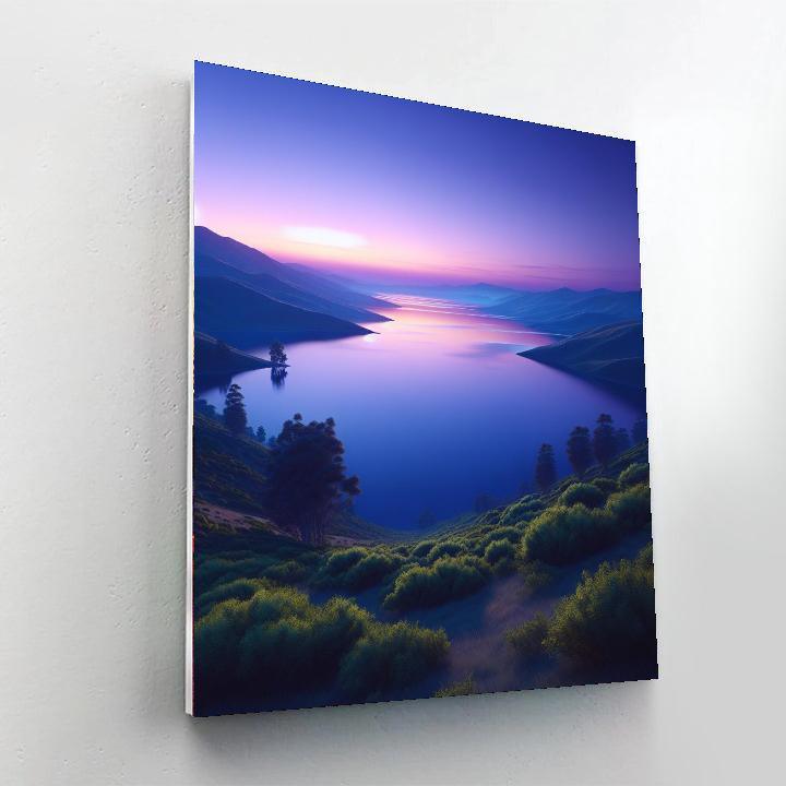 Serene Waterscape Retreat Numbered Painting Kits