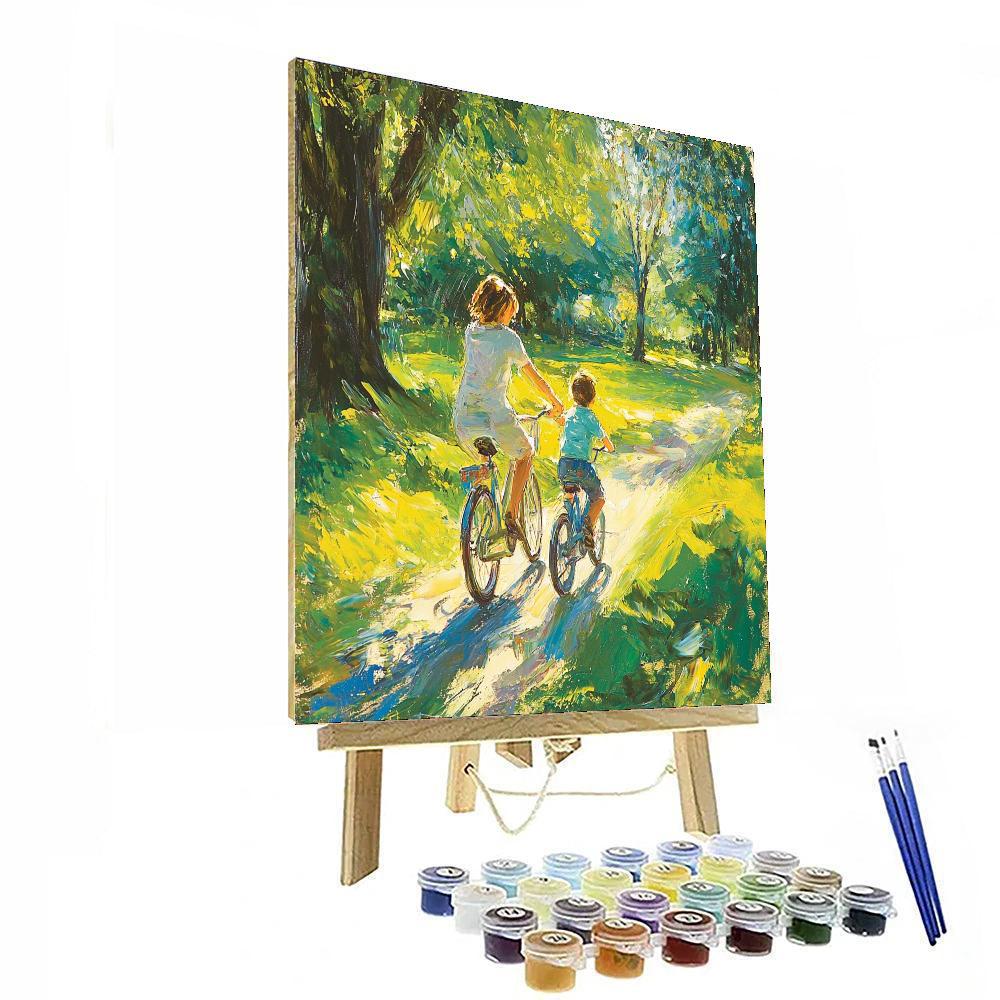 Love's Gentle Guidance Number Painting