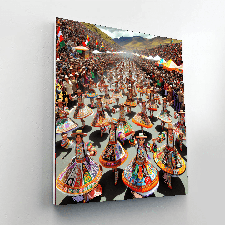 Fiesta De La Candelaria DIY Paint By Numbers