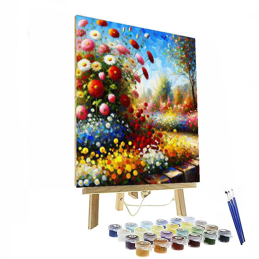 Sunny Flower Garden - DIY Painting By Numbers Kit – Artistry Rack